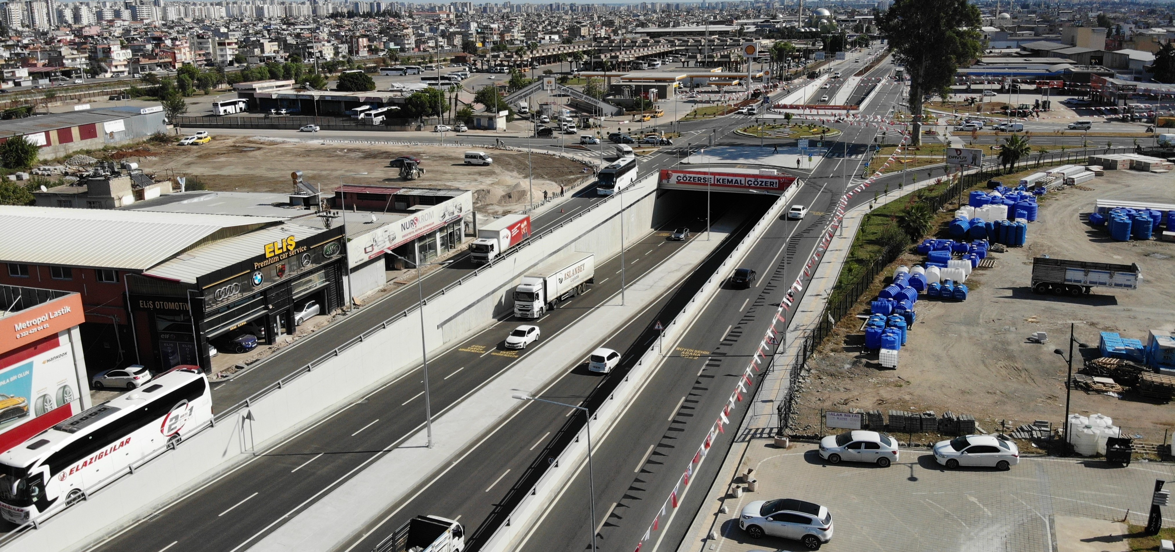 Adana Otogar Kavşağına Farklı Seviyeli Kavşak Yapılması işi (2022)